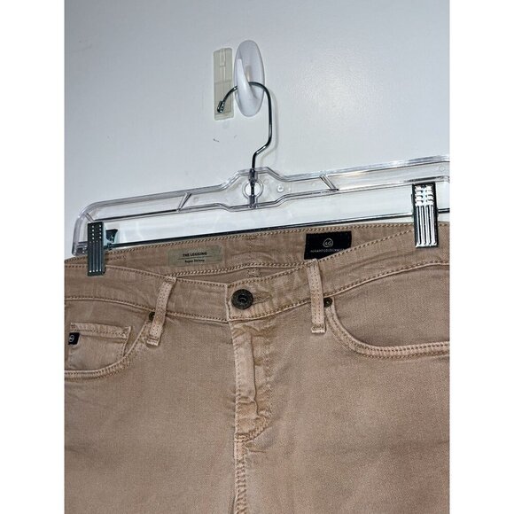 AG Adriano Goldschmied The Legging Super Skinny Jeans Beige Womens Size 27 - Picture 5 of 10